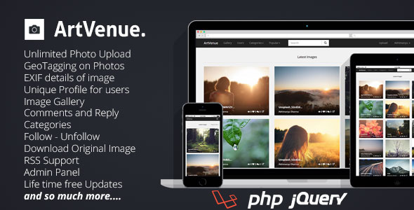 ArtVenue : Image Sharing Community Script