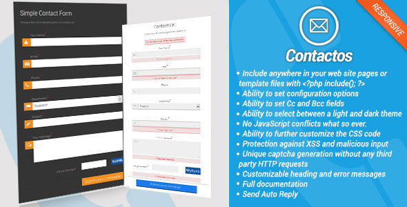 Cross Platform Simple PHP Contact Form