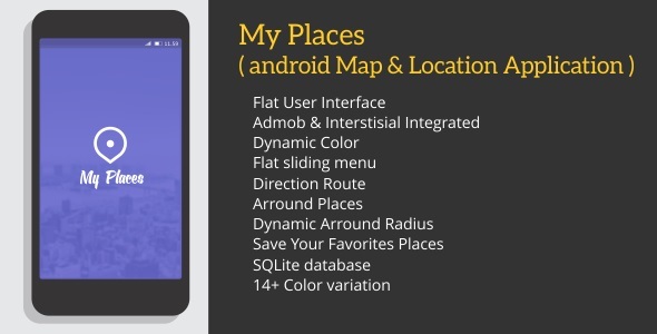 My Places with Admob