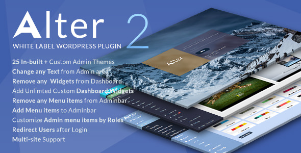 WpAlter v2.3.1 - White Label Wordpress Plugin