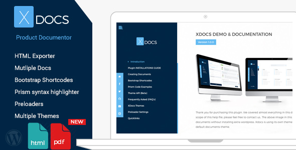 X Docs v1.0.7 - Wordpress Product Documentation Creator
