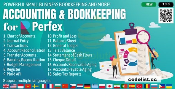 Accounting and Bookkeeping module for Perfex CRM v1.4.5 - nulled