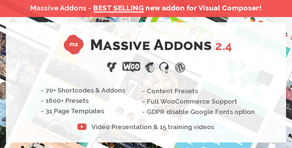Massive Addons for WPBakery Page Builder v2.4.6