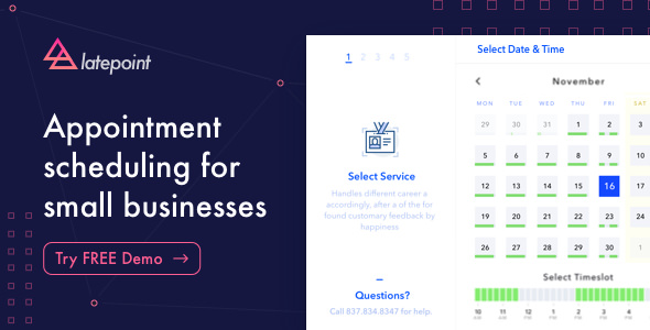 LatePoint v2.1.2 - Appointment Booking & Reservation plugin