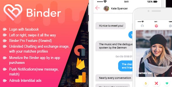Binder v13.9 - Dating clone App with admin panel - Android