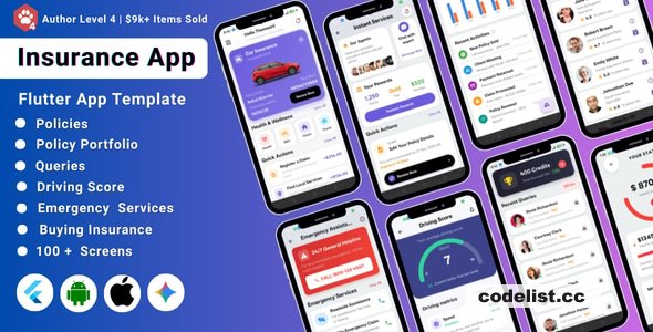 AI-Powered Insurance Agency Flutter App Template v1.2