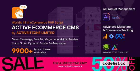 Active eCommerce CMS 11.0.0