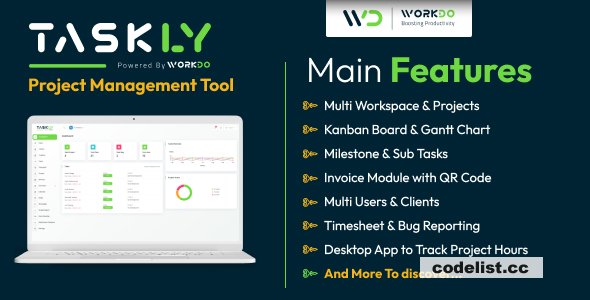 TASKLY v7.5 – Project Management Tool