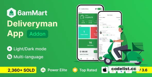 6amMart - Delivery Man App v3.8