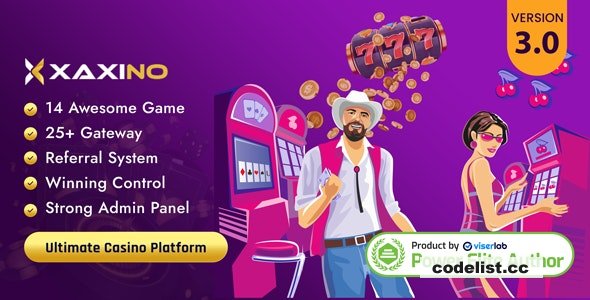 Xaxino v3.8 - Ultimate Casino Platform