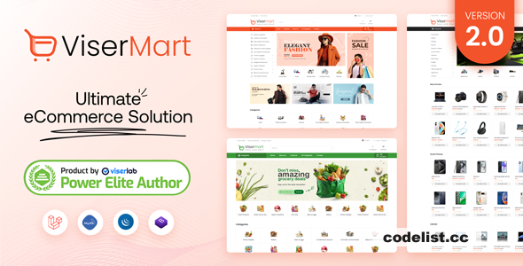 ViserMart v2.3 - Ecommerce Shopping Platform