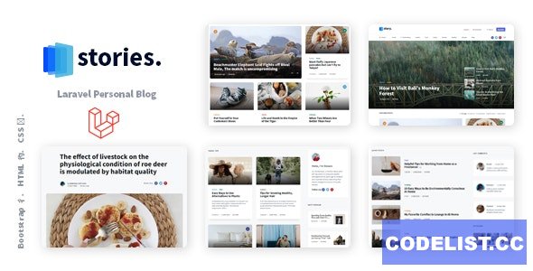 Stories v1.36.9 - Laravel Creative Multilingual Blog