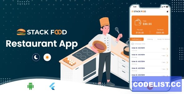 StackFood Multi Restaurant - Food Ordering Restaurant App v8.3