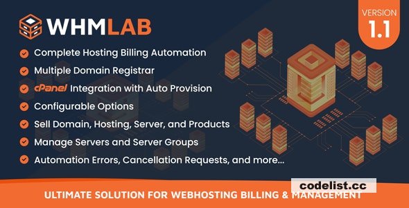 WHMLab v2.1 - Ultimate Solution For WebHosting Billing And Management