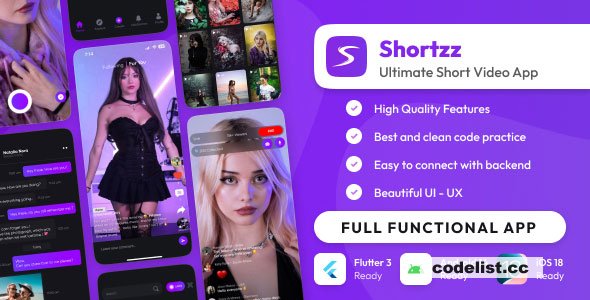 Shortzz - Tiktok Clone - Short Video App Live streaming App - 15 July 2025