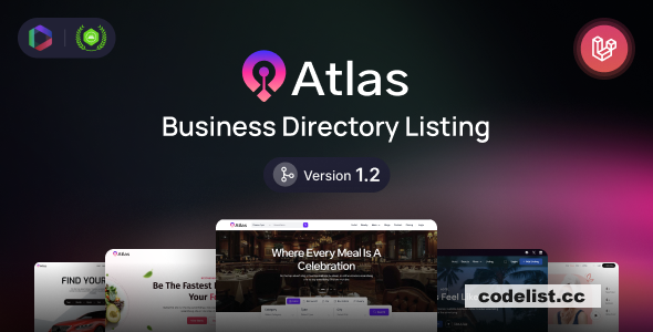 Atlas v1.2 - Laravel Business Directory Listing