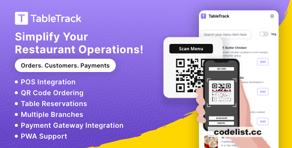 TableTrack v1.2.35 - The Complete SaaS Restaurant Management Solution