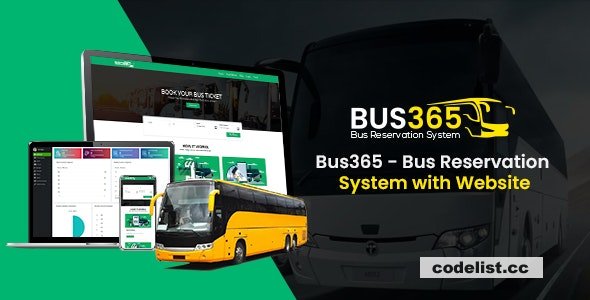 Bus365 v6.3 - Bus Reservation System with Website