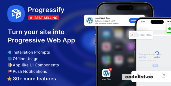 Progressify v1.2.3 - Progressive Web App (PWA) for WordPress