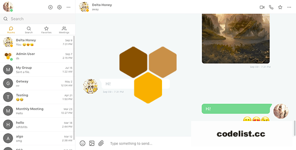 Clover v2.9.2 - Real-Time Messaging, Audio & Video Conferencing Web App - Node.js, React, WebRTC, Socket.IO
