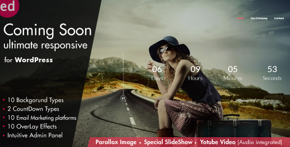 Coming Soon v2.7 - CountDown Responsive Wordpress Plugin