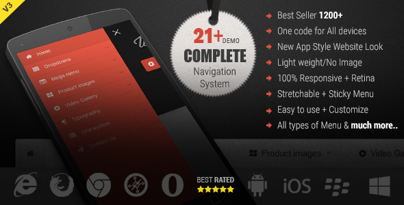 Web Slide - Responsive Mega Menu for Bootstrap 3+