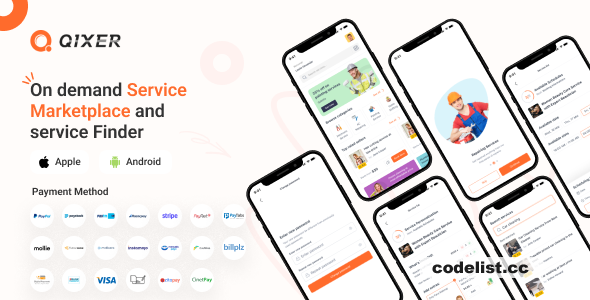 Qixer - Multi-Vendor On demand Service Marketplace and Service Finder Buyer Flutter App - 30 November 2025