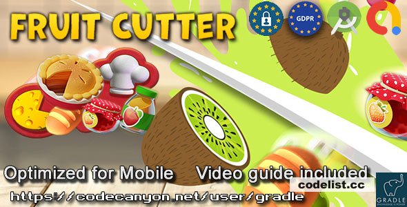Fruit Cutter (Admob + GDPR + Android Studio) v1.0.1